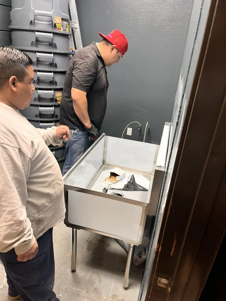 Commercial plumbing and sink installation in Larchmont